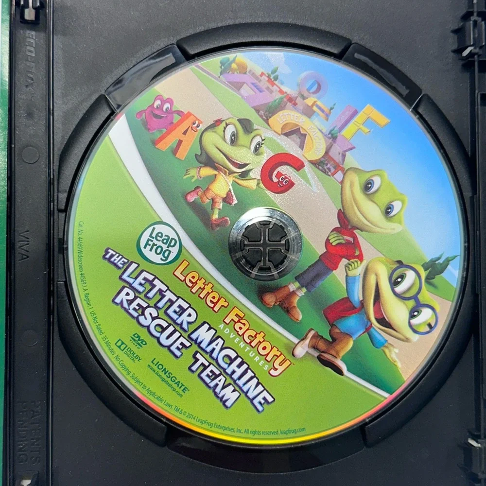 Leap Frog Letter Factory Adventures: The Letter Machine Rescue Team (DVD, 2014)